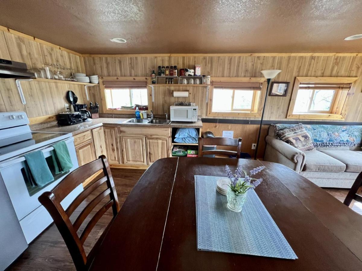 Denali Park View Family Log Cabin Exterior foto
